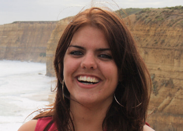 Nederlandse student op de cliff toppen in Australië